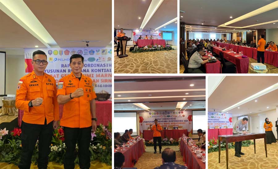 Pembahasan dan Penandatanganan Rencana Kontigensi SAR Gempa Bumi dan Tsunami Megathrust Provinsi Lampung